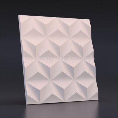 3D decorative gypsum wall panels - Hexacube