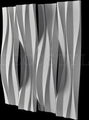 Decorative wall 3D light panels Stream