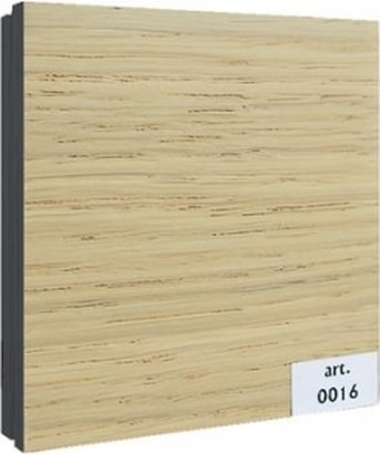 Decorative wall panels MDF 2D with chamfer (veneered)