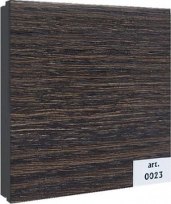 Decorative wall panels MDF 2D with chamfer (veneered)
