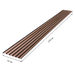 3D MDF panels (laminated) Oak Vintage 530842