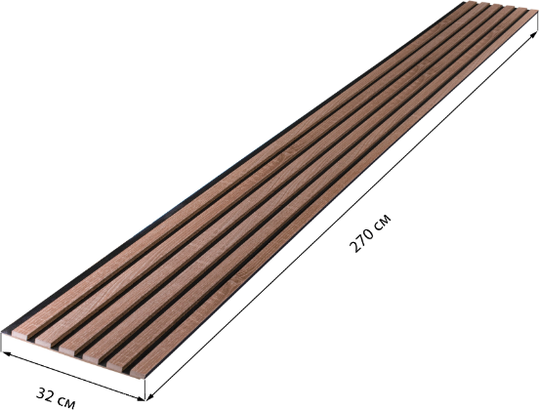 3D MDF panels (laminated) Oak Vintage 530842