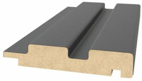 3D MDF panels (laminated) Beats De Luxe Black Lead