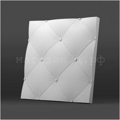 3D decorative gypsum wall panels - Large leather