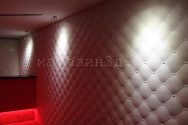 3D decorative gypsum wall panels - Large leather