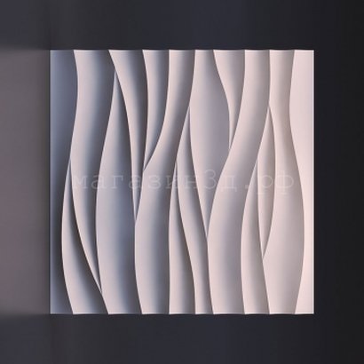 3D Decorative Gypsum Wall Panels - Gentle Wave