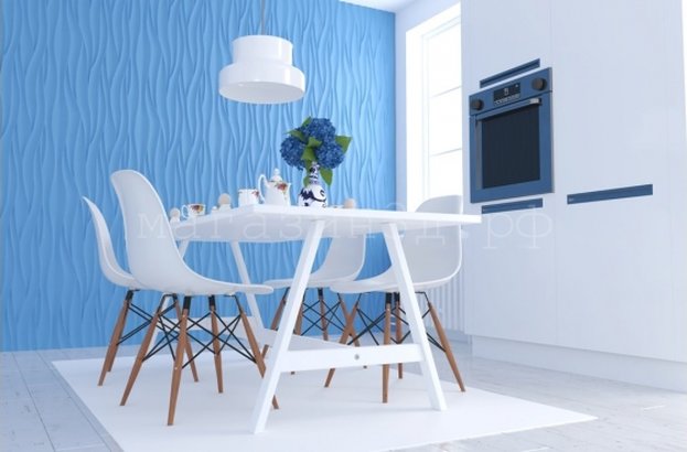 3D Decorative Gypsum Wall Panels - Gentle Wave