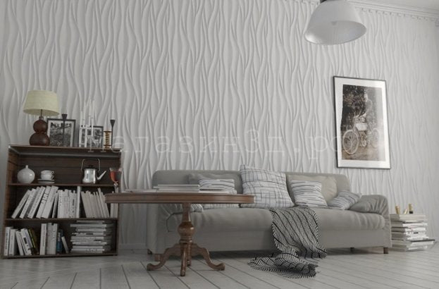 3D Decorative Gypsum Wall Panels - Gentle Wave