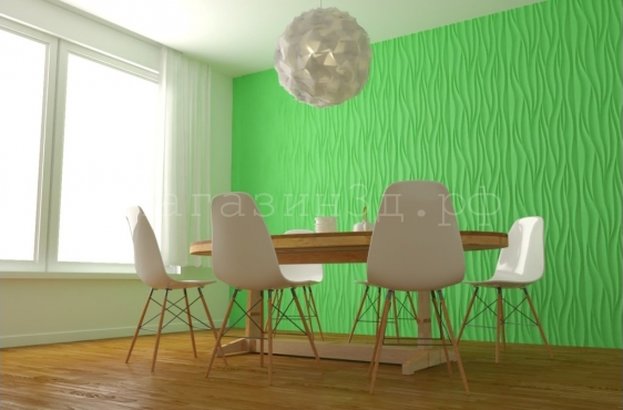 3D Decorative Gypsum Wall Panels - Gentle Wave