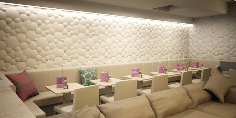 3D Decorative Gypsum Wall Panels - Bubbles