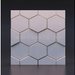 3D Decorative Gypsum Wall Panels - Hexagon
