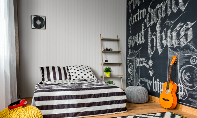 Scandinavian MDF panel white painted 05 531016