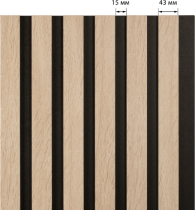 3D MDF panels (laminated) Sonoma Oak 530835
