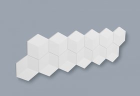 Polyurethane wall tiles WALL TILES RAY 6 P NMC ARSTYL