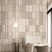 3D decorative gypsum wall panels (gypsum tiles, Elementary) - Domino - easy installation