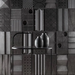 3D decorative gypsum wall panels (gypsum tiles, Elementary) - Domino - easy installation