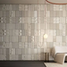 3D decorative gypsum wall panels (gypsum tiles, Elementary) - Domino - easy installation