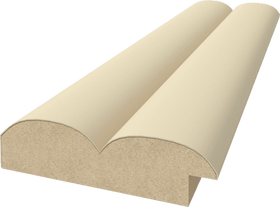 3D MDF panels (laminated) Wave De Luxe Palomino