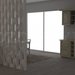 Apollo - decorative 3D wall partition made of plaster