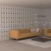3D decorative gypsum wall partition - Crat