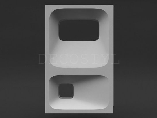 3D decorative gypsum wall partition - Crat