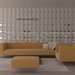 3D decorative gypsum wall partition - Crat