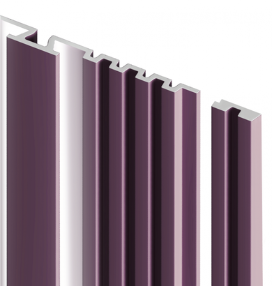 Decorative panel made of phytopolymer HL201 NP HIWOOD
