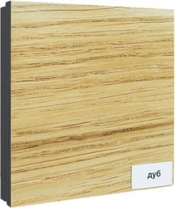 Decorative wall panels MDF 2D with chamfer (veneered)