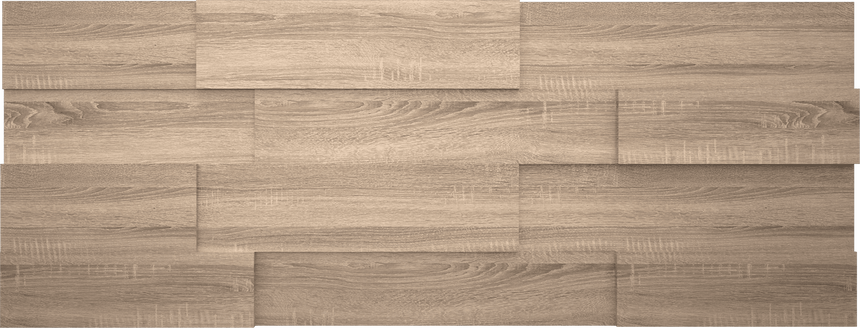 3D MDF panels (laminated) OAK VINTAGE