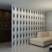 3D decorative plaster wall partition - Eye