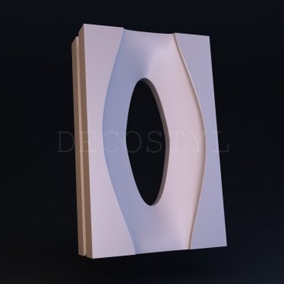 3D decorative plaster wall partition - Eye