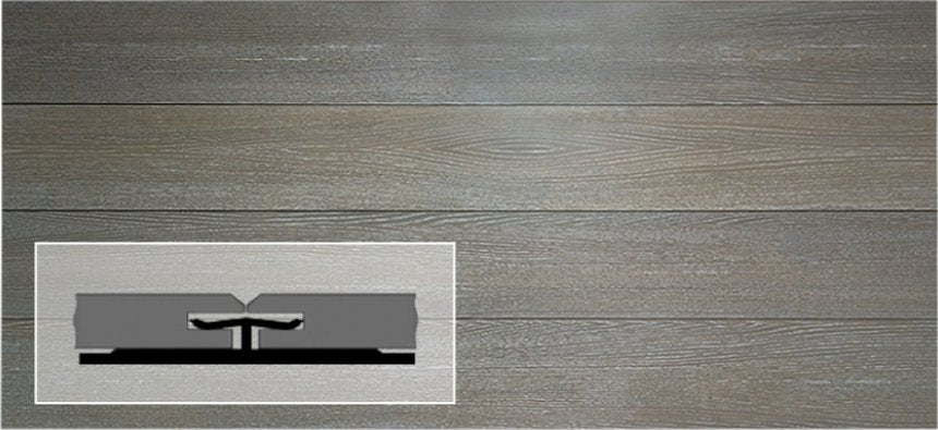 Decorative wall panels MDF 2D with chamfer (veneered)