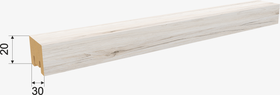 3D MDF panels (laminated) SANREMO WHITE