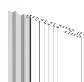 Decorative panel made of phytopolymer HL201 NP HIWOOD