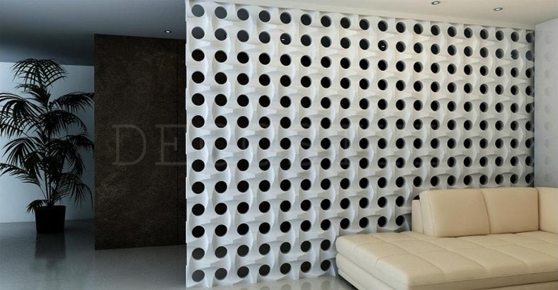 3D decorative gypsum wall partition - Flex