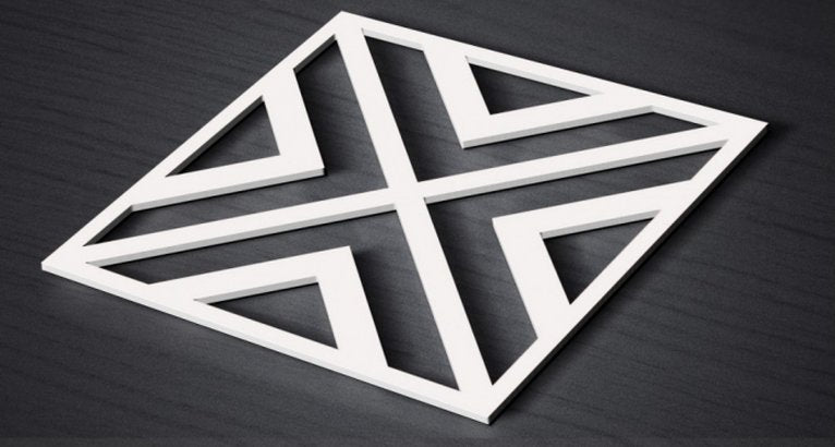 Decorative wall 3D panel-lattice made of MDF PR-09
