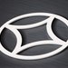 Decorative wall 3D panel-grid made of MDF PR-02