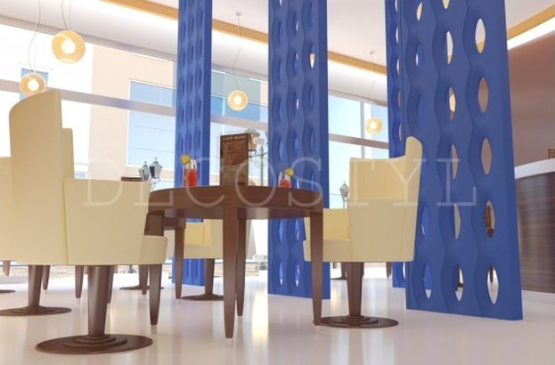3D decorative plaster wall partition - Eye