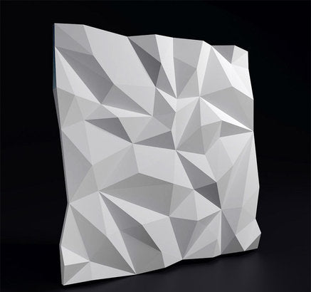3D decorative gypsum wall panels - Rock - easy installation