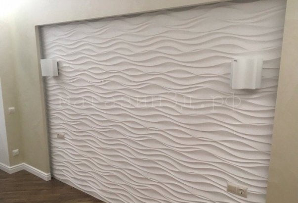 3D decorative gypsum wall panels - Amber veil