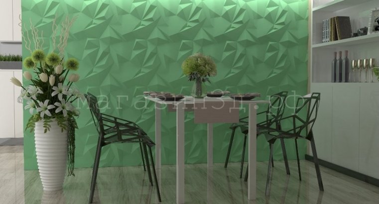 3D decorative gypsum wall panels - Iceberg