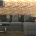 3D decorative gypsum wall panels - Iceberg