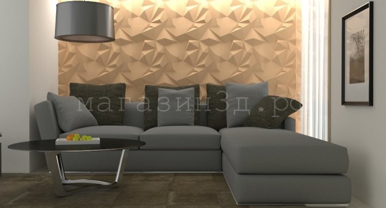 3D decorative gypsum wall panels - Iceberg
