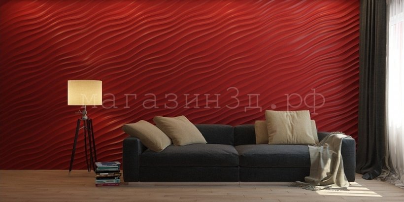 3D decorative gypsum wall panels - Dune