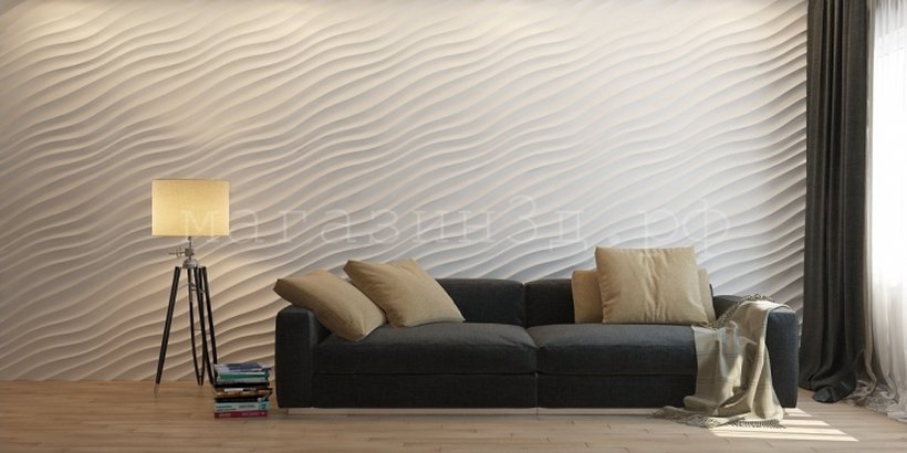 3D decorative gypsum wall panels - Dune