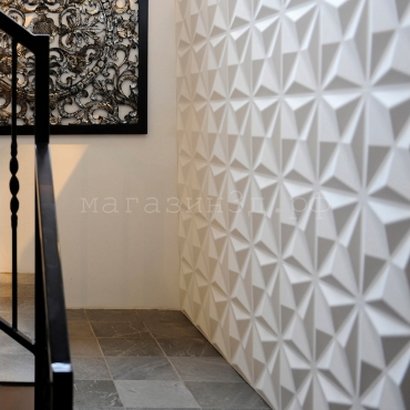3D decorative gypsum wall panels - Hexacube