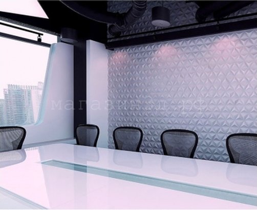 3D decorative gypsum wall panels - Hexacube