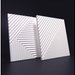 3D decorative gypsum wall panels - Geometry - easy installation