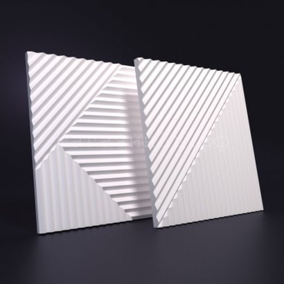 3D decorative gypsum wall panels - Geometry - easy installation