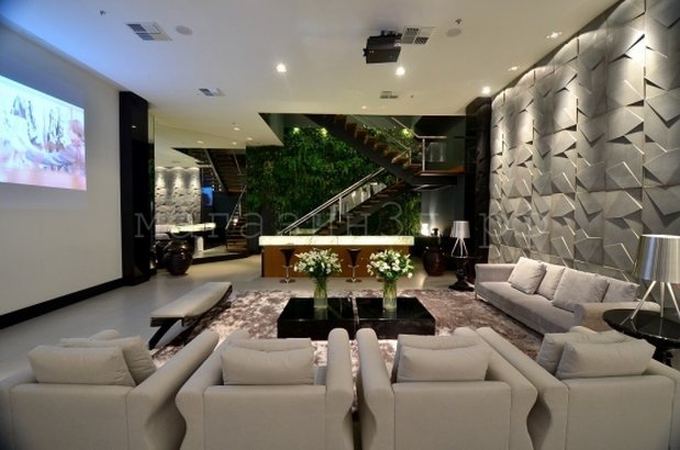 3D decorative gypsum wall panels - Kink - easy installation